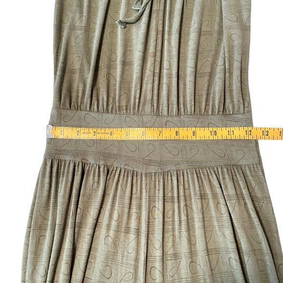 Sundance Felicity Jumpsuit Womens Size XS Army Green Wide Leg Comfy Stretchy - Picture 8 of 13